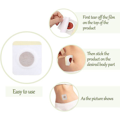 마사지 기능 30pcs 비조직 직물 지방 연소 체중 감량 해독 가늘한 패치 뱃살 스티커 가늘게 만드는 제품 신체 관리