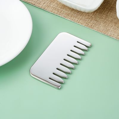 스테인레스 스틸 구아 샤 두피 마사지 Comb Guasha 돌 머리 마사지 Hair Health Care Beauty Salon