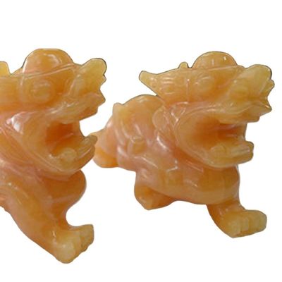 2pcs 고대 공예품 장신구 조각상 조각상 조각 모드 번호 AKBW-008 중국 펑슈이 피시우 동상