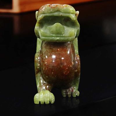 OEM ODM Jade Pixiu 조각형 새겨진 중국의 행운의 신성한 동물 마스코트