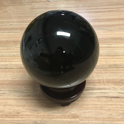 180mm 오브시디안 공 보석 구리 조각 메디테이션 치료 요술 펑슈이