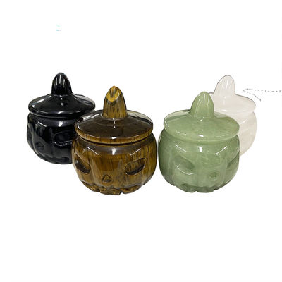 새기 기술 자연 결정 반 귀석 조각 고추 할로윈 장식용으로 완벽하게 조각