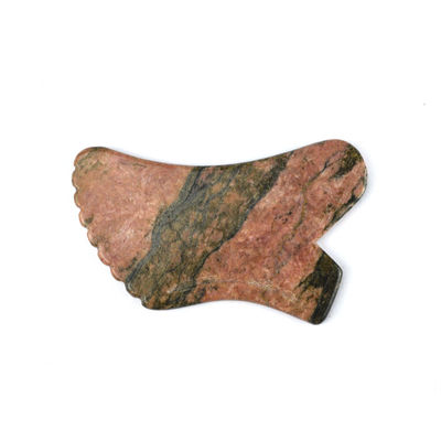 수동 마사저 천연 로도나이트 자스퍼 스톤 구아샤 스크래핑 보드 구아샤 얼굴 뷰티 몸 마사지 도구 피부 관리 휴식