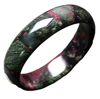 천연 Xiuyan Jade Peach Jade Bracelet 성별 여성용 여성용 휴대용