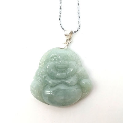 지역적 특징 자데이트 자데이트 Pendant 부처상 목걸이 전통 중국 스타일