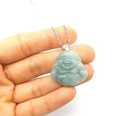 지역적 특징 자데이트 자데이트 Pendant 부처상 목걸이 전통 중국 스타일
