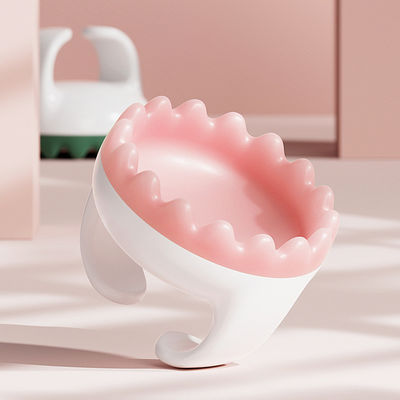 맞춤형 로고 사용 가능 플라스틱 복부 Meridian 마사지 브러쉬 휴대용 몸 Gua Sha 컵 Fascia 휴식 마사지 도구