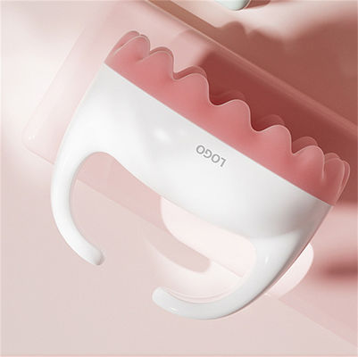 맞춤형 로고 사용 가능 플라스틱 복부 Meridian 마사지 브러쉬 휴대용 몸 Gua Sha 컵 Fascia 휴식 마사지 도구