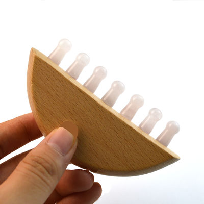 목화 로즈 쿼츠 자이드 구아샤 헤어 메리디안 마사지 빗 껍질 구아샤 마사지 머리 마사지 빗 빗과 함께 구아샤 기능