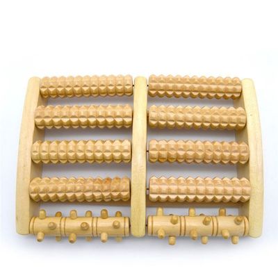 27*17*4.5cm 휴대용 디자인과 ISO9001 인증으로 된 목재 발 마사저