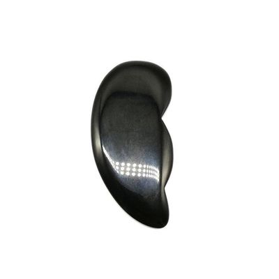 얼굴 마사지 및 몸 스크래핑 9.5 * 5 * 0.5 검은 오브시디안 구아샤 돌