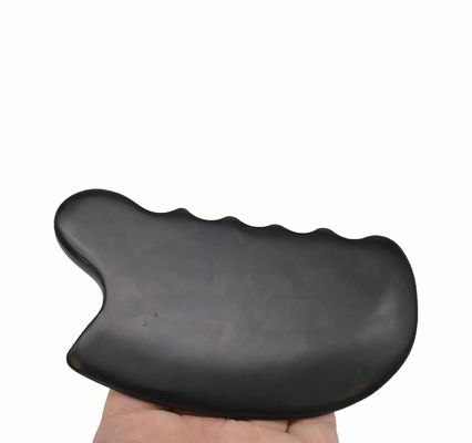 순수한 자연 블랙 비안 스톤 구아 샤 보드 마사지 얼굴 화장품 리프트 피부를 튼튼하게 하구 전체 얼굴 마사지