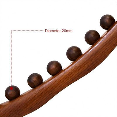 400g/pc 탄화 된 벼룩 나무 몸 Meridian Dredging 마사지 스틱 목재 Gua Sha 스크래핑 마사지 도구