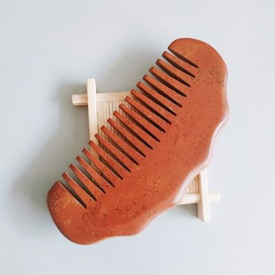 머리 구아 샤 마사지 도구 두피 Meridian Dredging Comb 휴식 및 재생