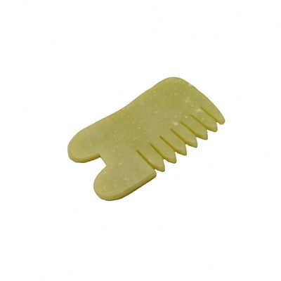 신체 건강 마사지 천연 쑤양 자이드 스톤 긁기 Guasha Comb 머리 얼굴 두피 Gua Sha 머리의 붓 도구