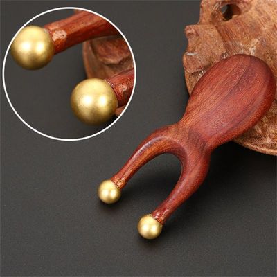 ISO9001 인증을 받은 구리 눈 마사지 도구 코 다리 산달우드 얼굴 구아 샤 마사지 Comb 95*38mm 크기