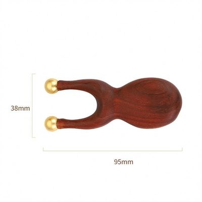 ISO9001 인증을 받은 구리 눈 마사지 도구 코 다리 산달우드 얼굴 구아 샤 마사지 Comb 95*38mm 크기