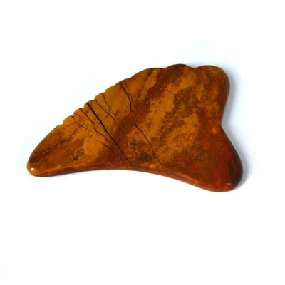 구아샤 스크래핑 마사저 보드 무카이트 자스퍼 얼굴 도구 10cm*7cm*0.6cm ISO9001 인증 마사지 보드