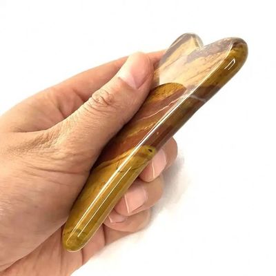 구아샤 스크래핑 마사저 보드 무카이트 자스퍼 얼굴 도구 10cm*7cm*0.6cm ISO9001 인증 마사지 보드