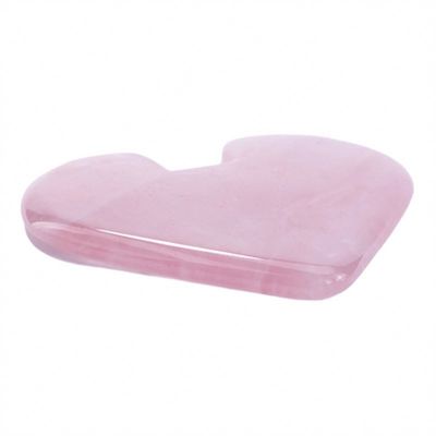 로고 맞춤 로고 사용 가능 로즈 쿼츠 심장 모양 구아 샤 돌 피부 관리 및 신체 마사저