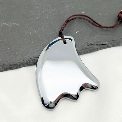 얼굴 마사저 날개 모양 테라헤르츠 스크래핑 플레이트 얼굴 리프트 마사지 보드