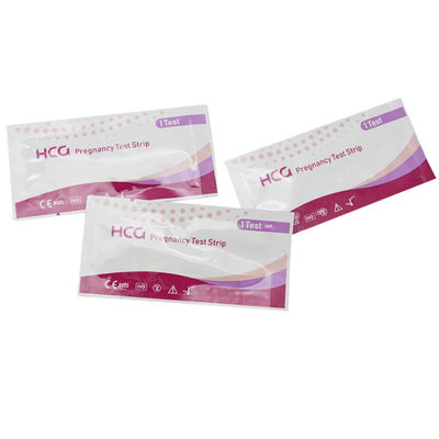 HCG 검사 스트립 임신 정확성 내부 스트립 크기 80*3mm의 초기 검출 99% 이상