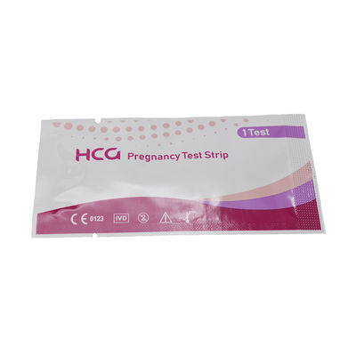 HCG 검사 스트립 임신 정확성 내부 스트립 크기 80*3mm의 초기 검출 99% 이상