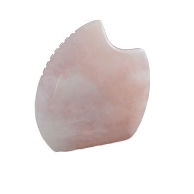 사용자 지정 로고 셸 모양 로즈 쿼츠 구아 샤 마사지 도구 근육 마사지 및 피부 관리 스파 뷰티 장비
