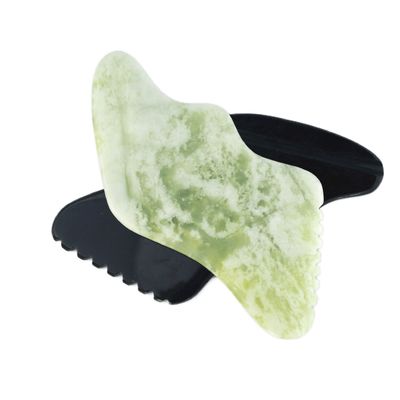 인기가 있는 심장 모양 네프라이트 자이드 구아 샤 마사지 도구 몸과 얼굴 마사저