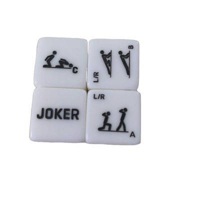 25mm Jade Six Sides Fitness Dice for Exercise Training 스포츠 엔터테인먼트 게임 운동 훈련 향상