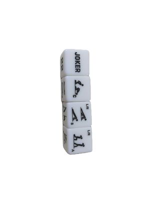 25mm Jade Six Sides Fitness Dice for Exercise Training 스포츠 엔터테인먼트 게임 운동 훈련 향상