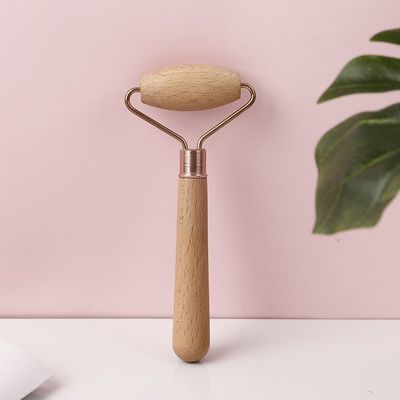 브라운 비치 목재 가샤 얼굴 마사저 휴대용 근육 휴식 마사지 롤러 가와 샤 목재 치료 마사지 도구