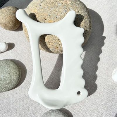 세라믹 구아샤 마사지 도구 림프 배수관 관절 조각가 신체 마사지 피부 관리 도구 구아샤 기능 세라믹