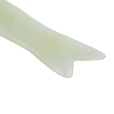 얼굴 몸 마사지 도구 피부 관리 미용실 장비 스파 천연 물고기 모양 Xiuyan Jade Gua Sha 스크래핑 보드