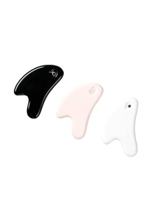 V 얼굴 리프팅 세라믹 Guasha 마사지 도구 림프 배수 및 의료 등급 Gua Sha 보드