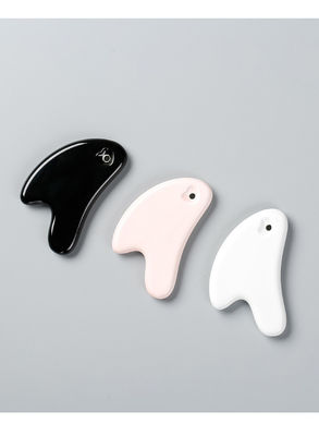 V 얼굴 리프팅 세라믹 Guasha 마사지 도구 림프 배수 및 의료 등급 Gua Sha 보드