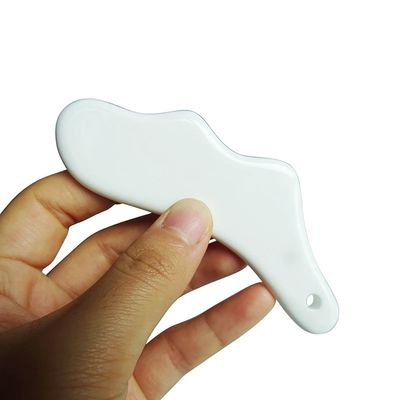 얼굴 구아샤 마사지 도구 몸 스크래핑 플레이트 세라믹 지방을 줄여 주동성 무료 여성 성인용 휴대용