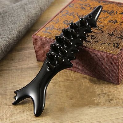 생선 모양 세라믹 구아샤 마사저 OEM/ODM 얼굴 눈 목 근육 이완 및 주름 감소 용품
