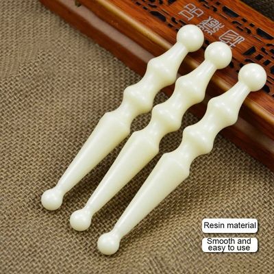 마사지 펜 천연 樹脂 발 마사지 스틱 뒤로 침술 중국 의학 Guasha 미용 도구 얼굴 마사지
