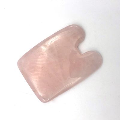 생선 모양 로즈 쿼츠 크리스탈 파우더 구아샤 얼굴 구아샤 도구 자연 자이드 건강 관리 자궁경부 마사지 통증 완화