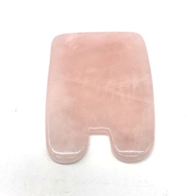 생선 모양 로즈 쿼츠 크리스탈 파우더 구아샤 얼굴 구아샤 도구 자연 자이드 건강 관리 자궁경부 마사지 통증 완화