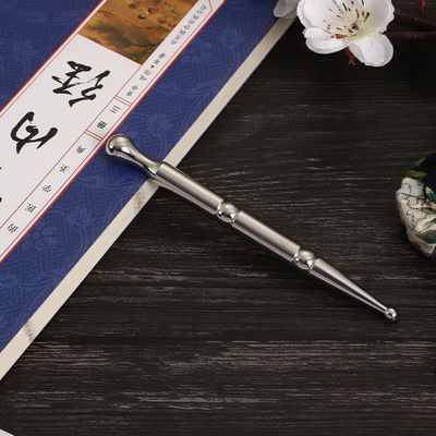 맞춤형 로고 사용 가능 스탠레스 스틸 마사지 수동 침술 펜 전체 신체 반사학 도구 침압 펜