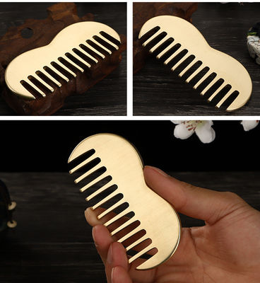 Brass Gua Sha Scalp Massage Comb 인기가 있는 제품 2024 구리 Guasha 아쿠프레셔 포인트 마사저 도구 스크래핑 장치