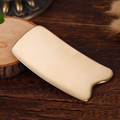 특성 마사지 장비 근육 마사지 및 얼굴 스파 마사저 도구를위한 천연 청동 금속 구아 샤 보드