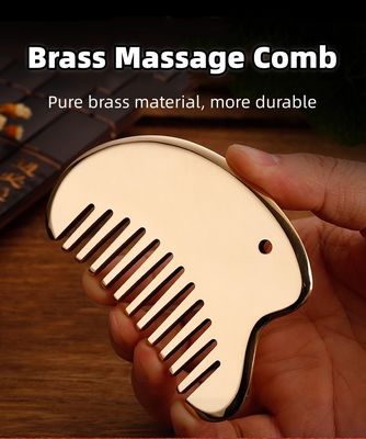 맞춤형 로고 가용 머리 마사지 장비 2023 메리디언 마사저 헤어 유지 Brass Guasha 판 두피 마사저
