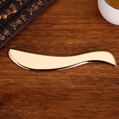 근육 마사지 도구 S형 구아 샤 순수 구리 스크래핑 후신 마사지 목 및 몸 피부 관리를 위한 구아샤 보드
