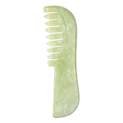 공급 녹색 스크래핑 자이드 구아샤 돌 얼굴 머리카락 마사지 구아샤 Comb 도구 Xiuyu Comb 사용자 지정 로고와 함께