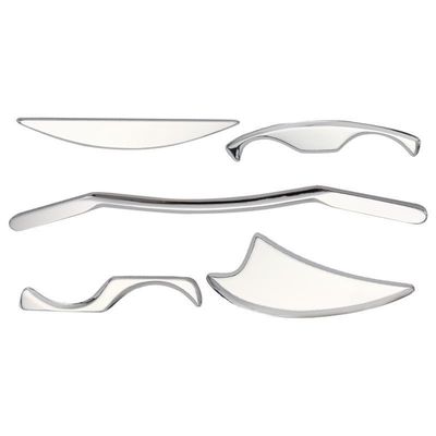 Brass Massage Equipment 2024 스테인리스 스틸 구아 샤 롱 바 금속 구아샤 근육과 조직을 긁는 도구
