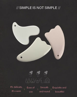 세라믹 구아샤 마사지 보드 얼굴 및 신체 피부 관리를위한 궁극적인 선택 스파 건강 관리에서 구아샤 치료