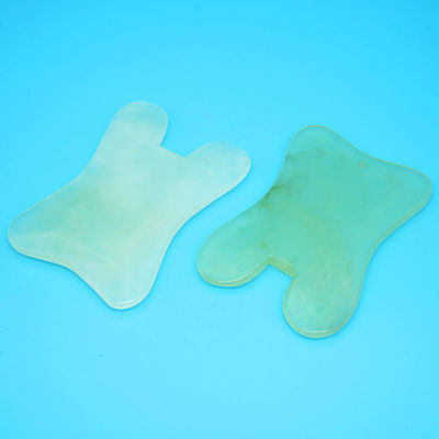 2024 천연 U 모양 Xiuyan Jade Gua Sha 긁는 마사지 보드 전체 신체 마사지 얼굴 마사지 피부 미용 도구